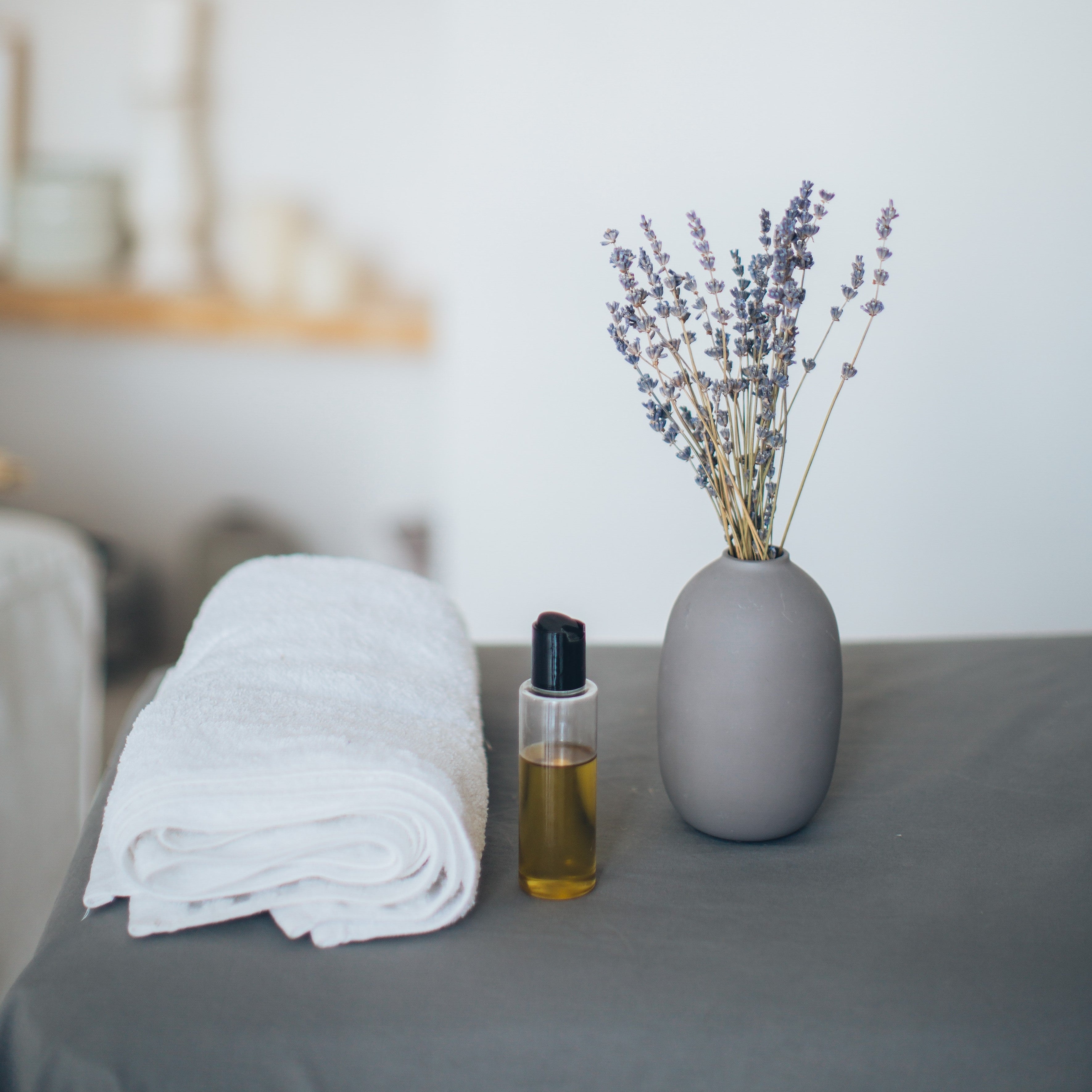 Zoomed in picture of clary sage flower.