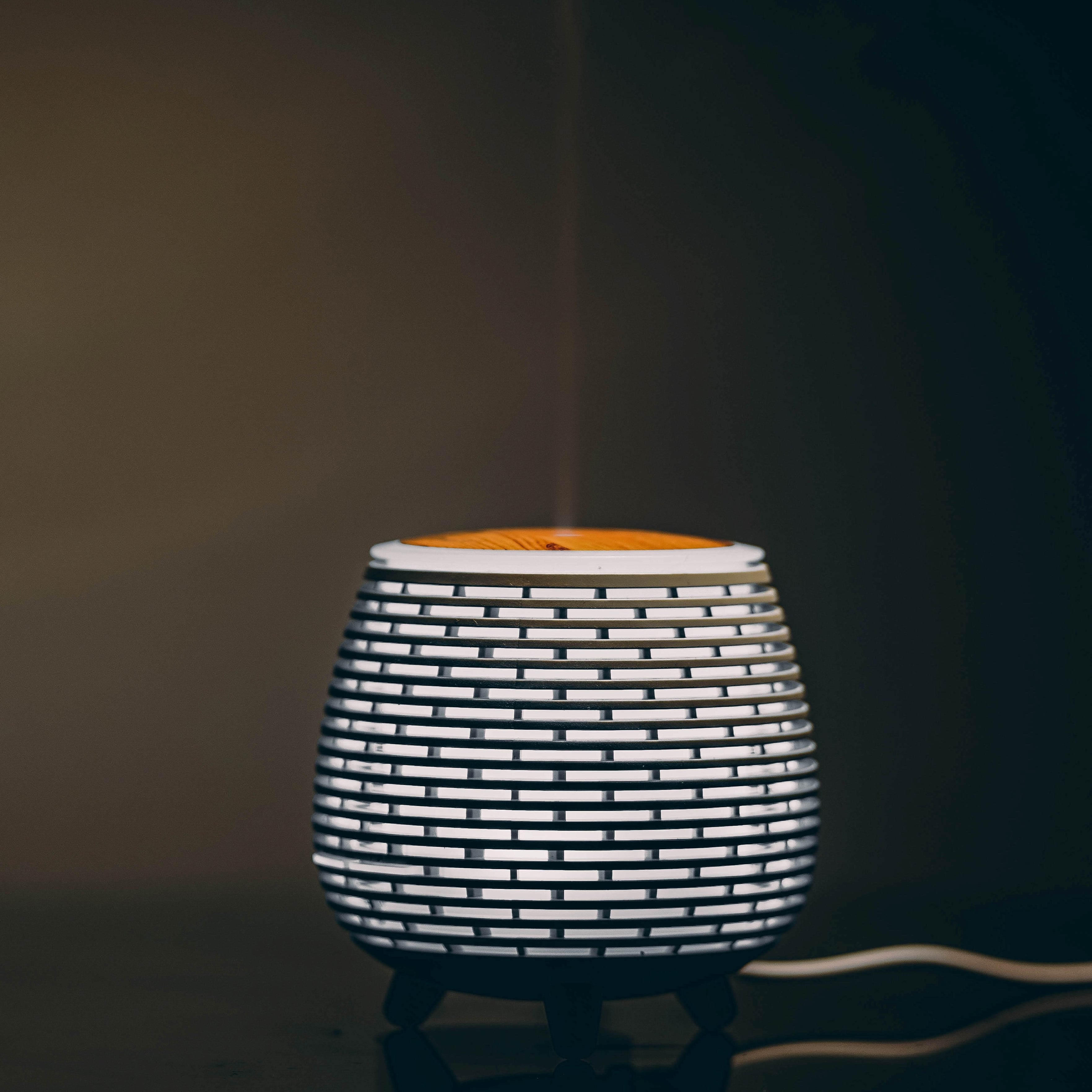 Humidifier on a table.