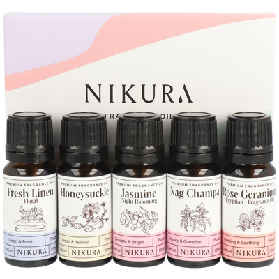 Floral Meadows Fragrance Oil Gift Set | 5x10ml